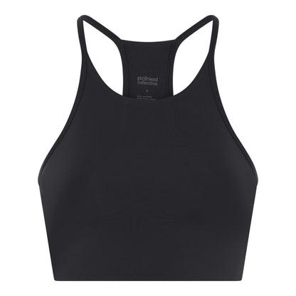 Black - Front - Girlfriend Collective Womens-Ladies Luxe Colette Bra