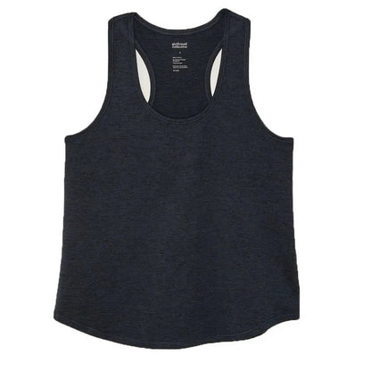 Midnight - Front - Girlfriend Collective Womens-Ladies Reset Relaxed Fit Training Tank Top