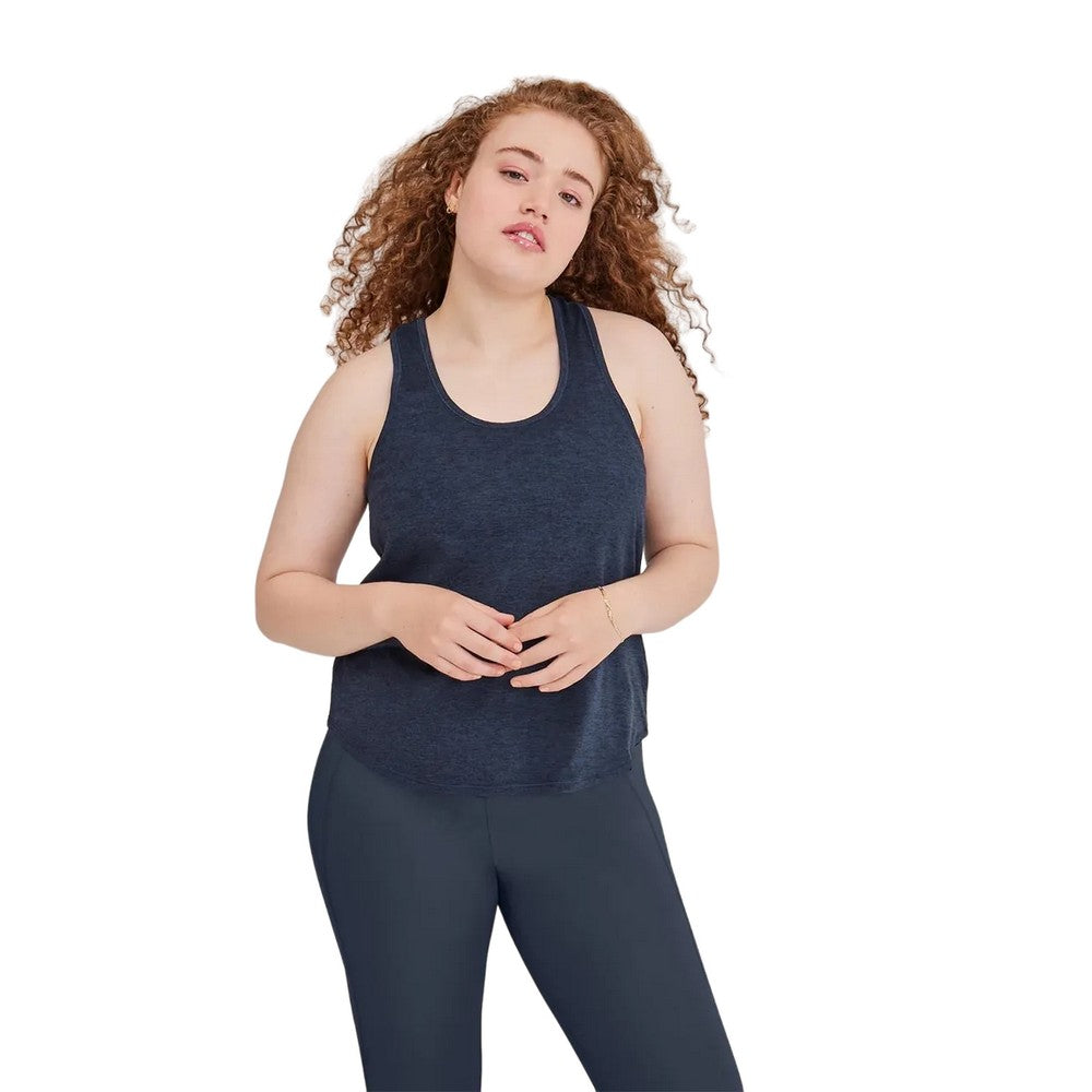 Midnight - Lifestyle - Girlfriend Collective Womens-Ladies Reset Relaxed Fit Training Tank Top