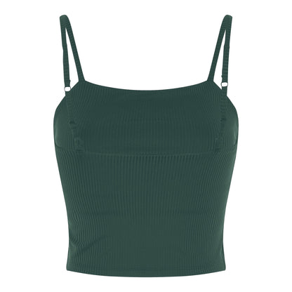 Moss - Back - Girlfriend Collective Womens-Ladies Ribbed Camisole