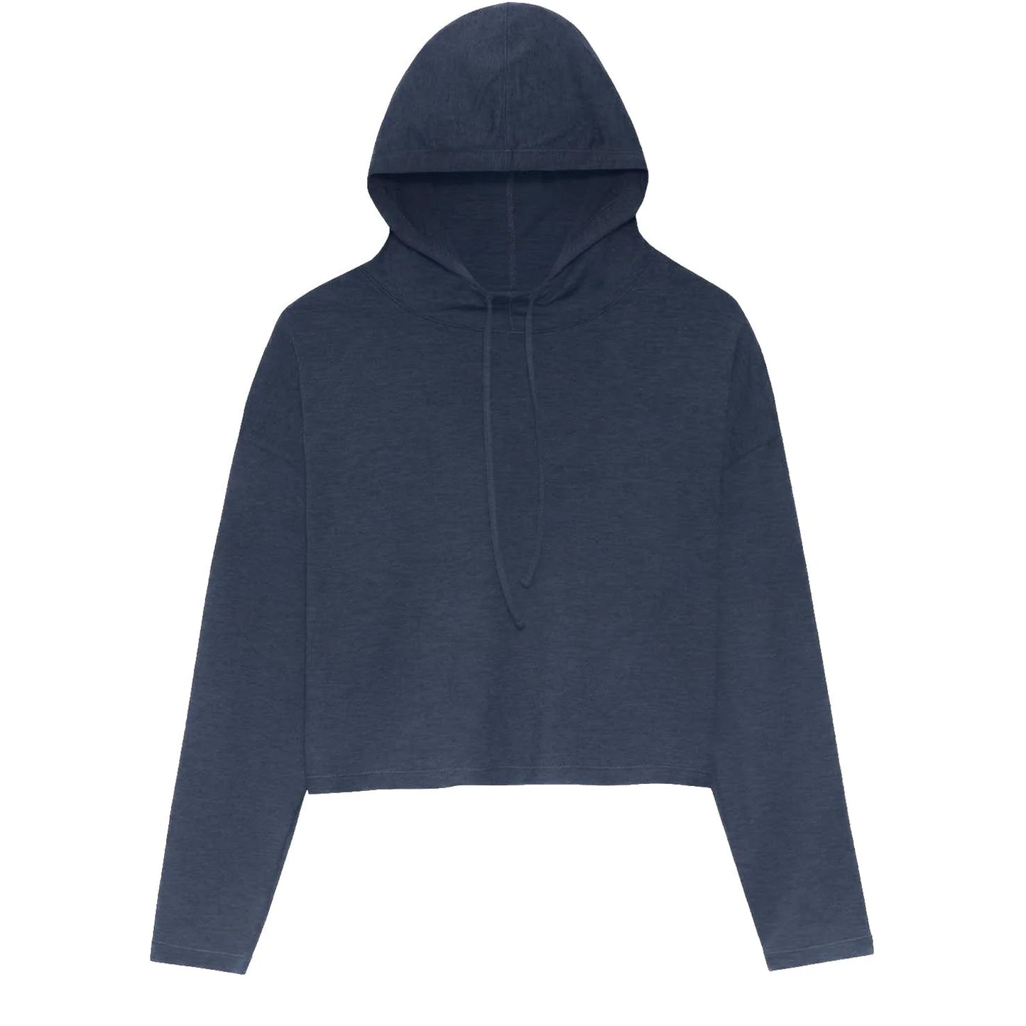 Midnight - Front - Girlfriend Collective Womens-Ladies Reset Long-Sleeved Hoodie