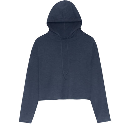 Midnight - Front - Girlfriend Collective Womens-Ladies Reset Long-Sleeved Hoodie