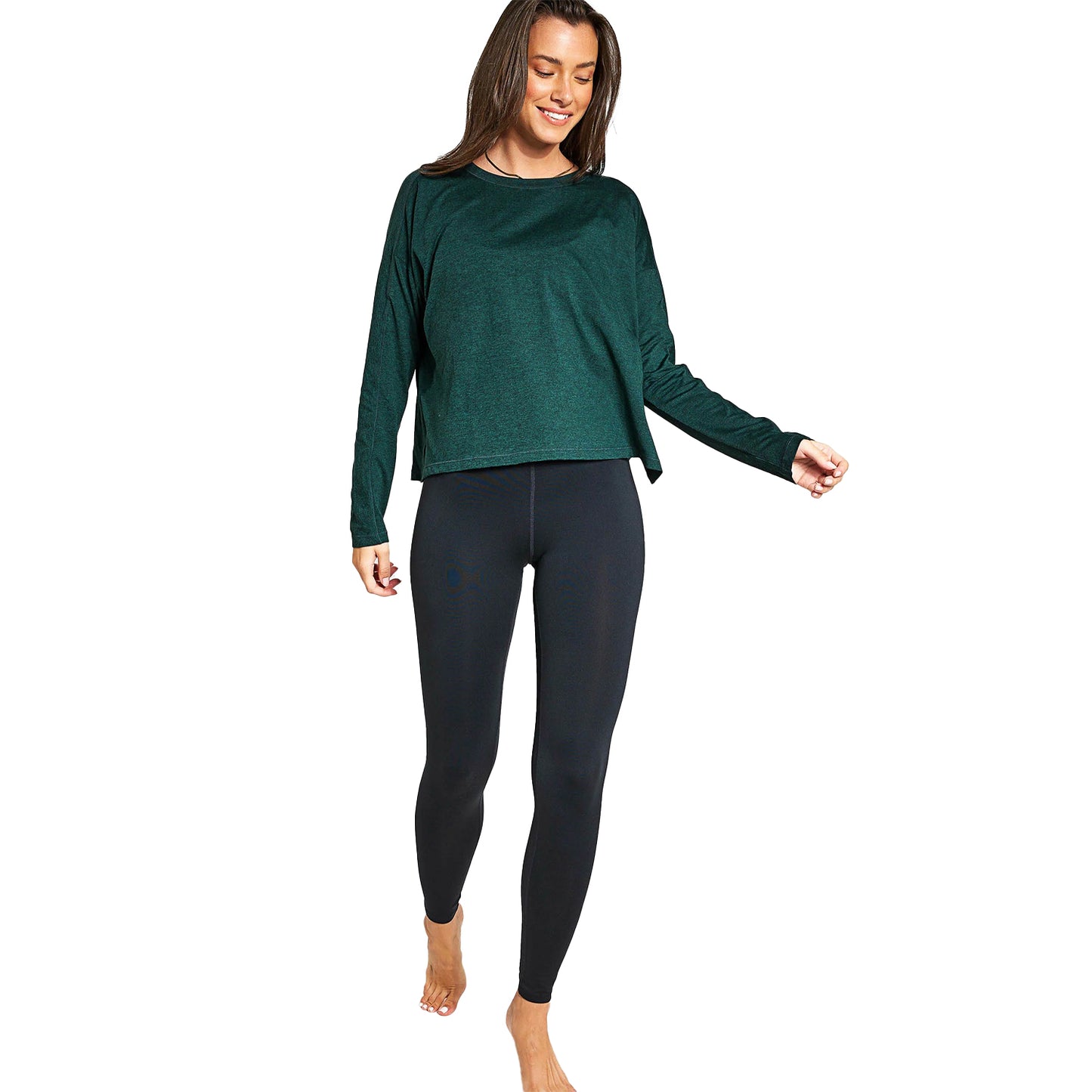 Moss - Lifestyle - Girlfriend Collective Womens-Ladies Reset Long-Sleeved T-Shirt