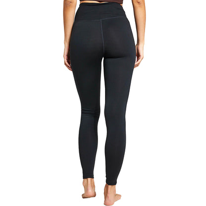 Black - Back - Girlfriend Collective Womens-Ladies Reset Lounge Leggings