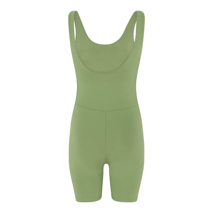 Mantis - Back - Girlfriend Collective Womens-Ladies Scoopback Unitard