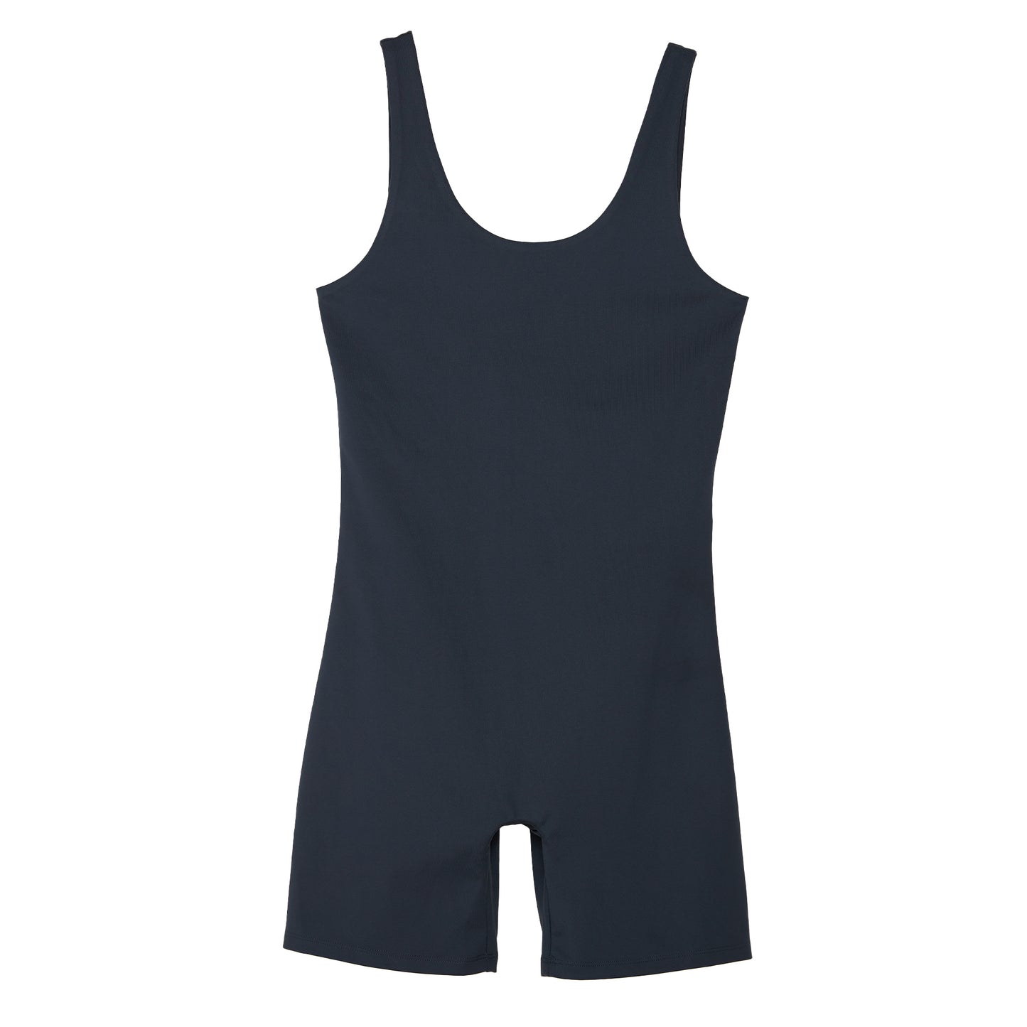 Midnight - Front - Girlfriend Collective Womens-Ladies Scoopback Unitard