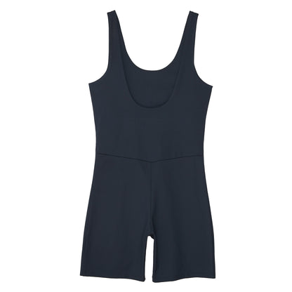 Midnight - Back - Girlfriend Collective Womens-Ladies Scoopback Unitard