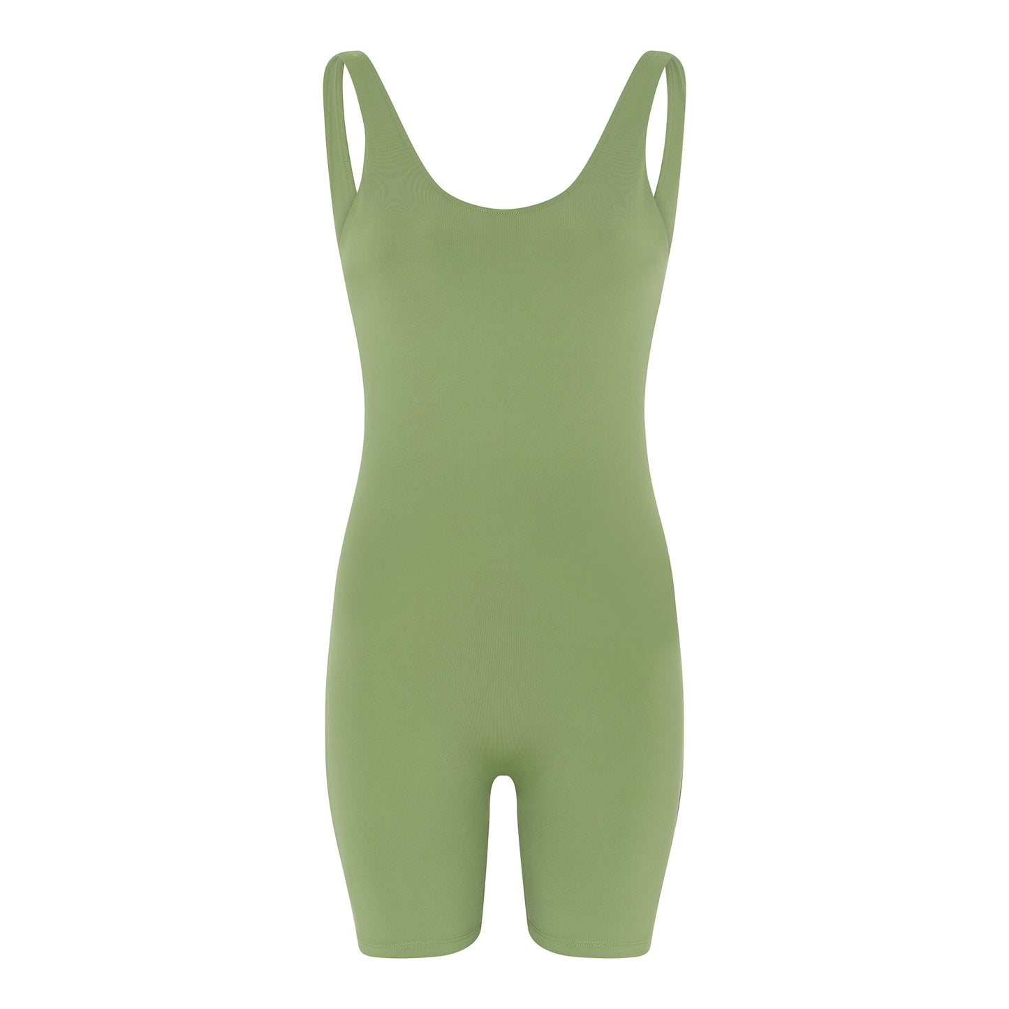 Mantis - Front - Girlfriend Collective Womens-Ladies Scoopback Unitard
