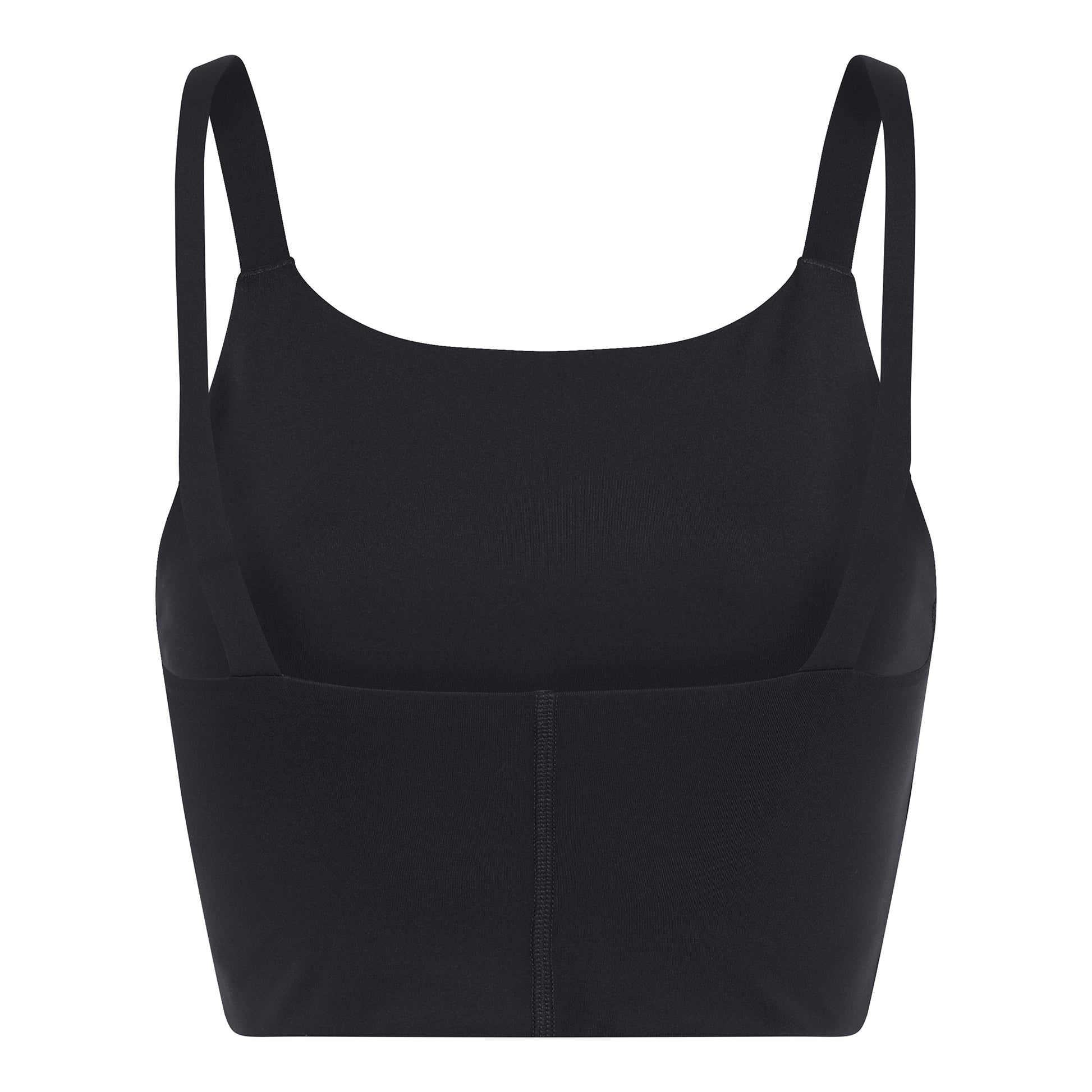 Black - Back - Girlfriend Collective Womens-Ladies Mia High-Neck Sports Bra