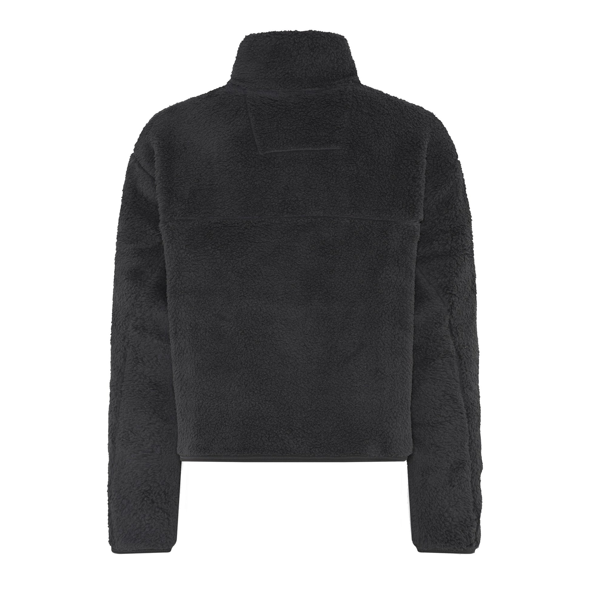 Moon - Back - Girlfriend Collective Womens-Ladies Recycled Half Zip Fleece Jacket