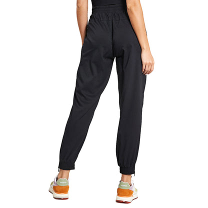 Black - Back - Girlfriend Collective Womens-Ladies Summit Tracksuit Bottoms