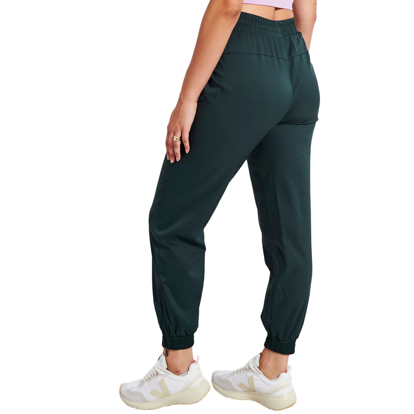 Moss - Side - Girlfriend Collective Womens-Ladies Summit Tracksuit Bottoms