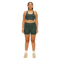 Moss - Side - Girlfriend Collective Womens-Ladies Compressive High Rise Running Shorts