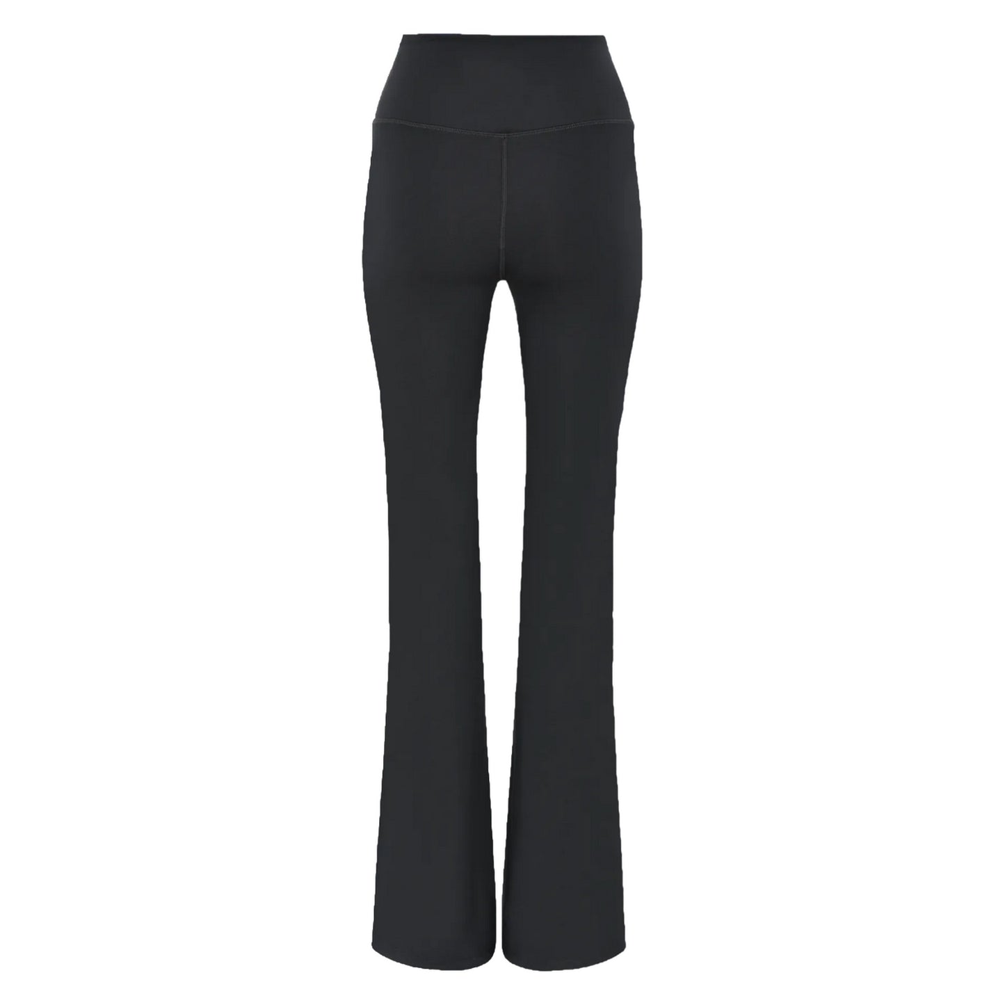 Black - Back - Girlfriend Collective Womens-Ladies Flared Leggings
