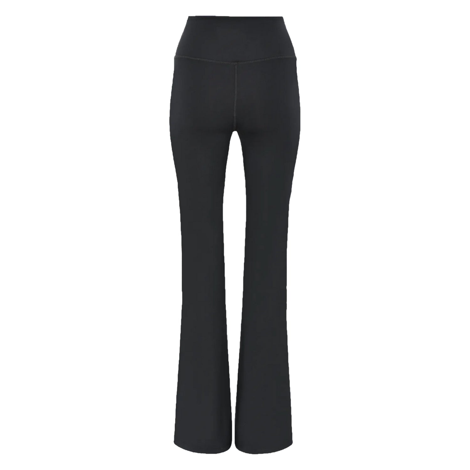 Black - Back - Girlfriend Collective Womens-Ladies Flared Leggings