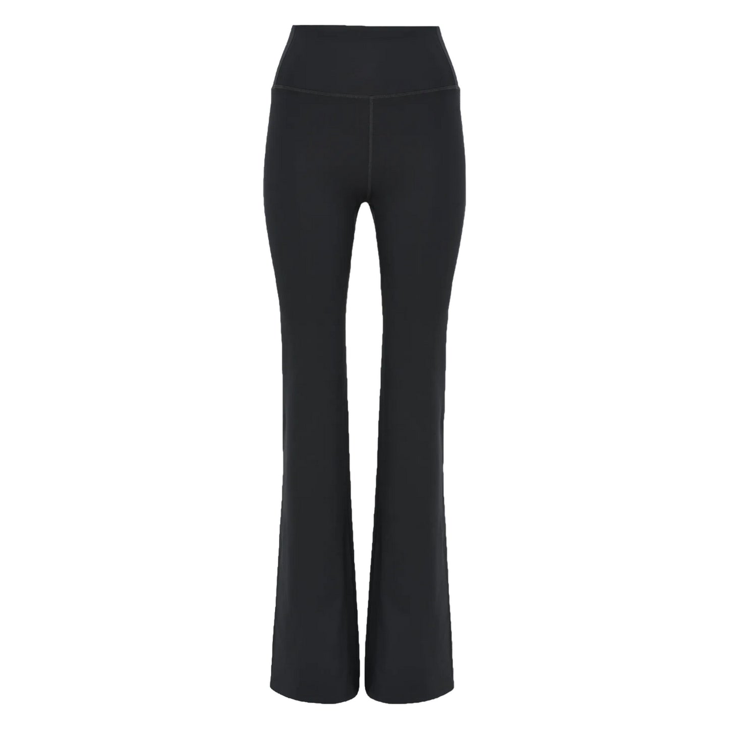 Black - Front - Girlfriend Collective Womens-Ladies Flared Leggings