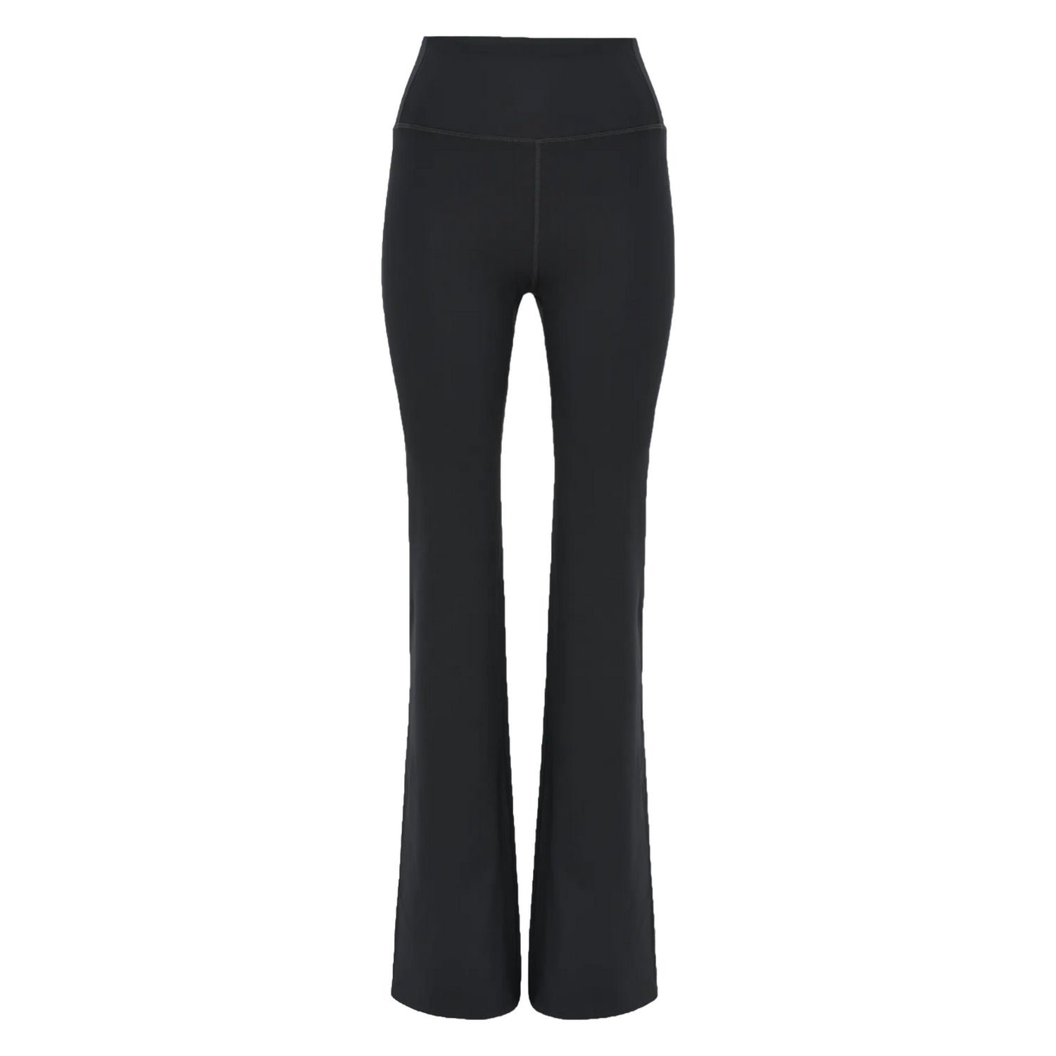 Black - Front - Girlfriend Collective Womens-Ladies Flared Leggings