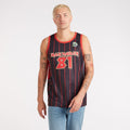 Black-Red - Pack Shot - Amplified Mens Killers Iron Maiden Basketball Jersey