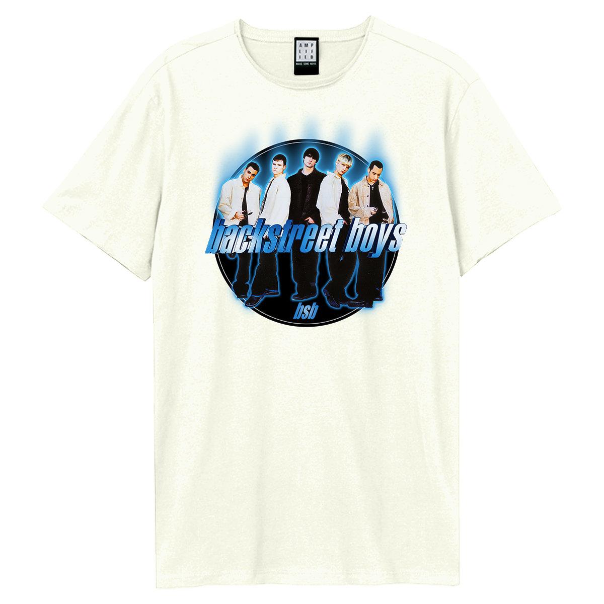 Vintage White - Front - Amplified Unisex Adult Bsb Backstreet Boys T-Shirt