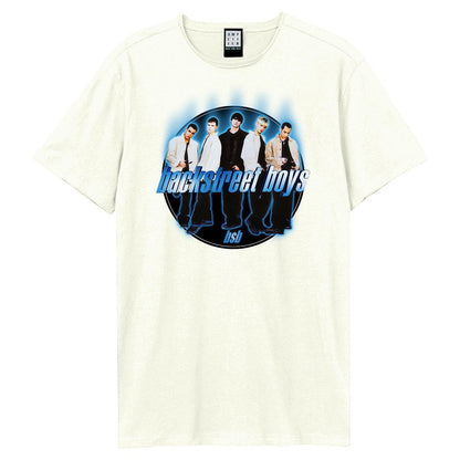 Vintage White - Front - Amplified Unisex Adult Bsb Backstreet Boys T-Shirt