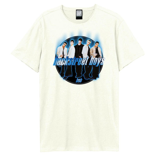 Vintage White - Front - Amplified Unisex Adult Bsb Backstreet Boys T-Shirt