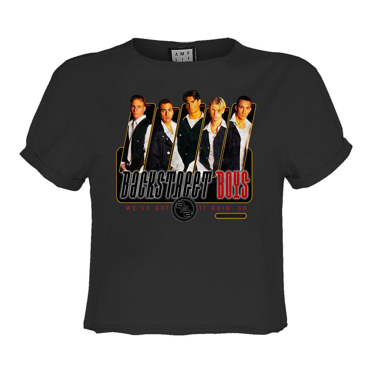 Charcoal - Front - Amplified Womens-Ladies We´ve Got It Goin´ On Backstreet Boys Crop Top