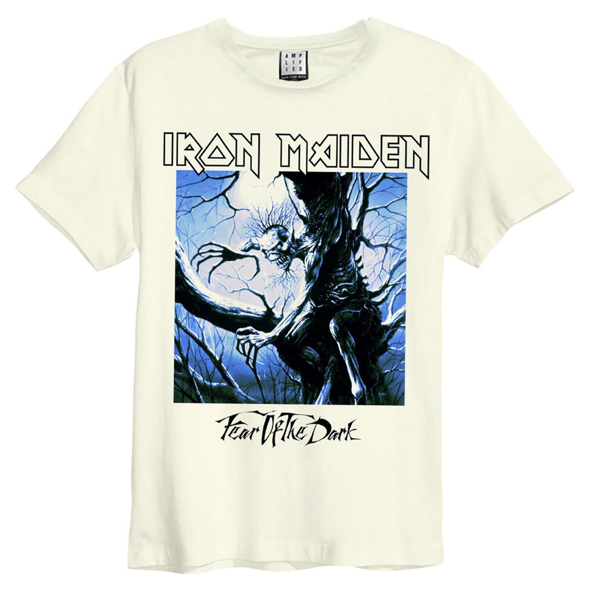 Vintage White - Front - Amplified Unisex Adult Iron Maiden T-Shirt