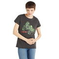 Charcoal - Side - Amplified Womens-Ladies Geep Gorillaz T-Shirt