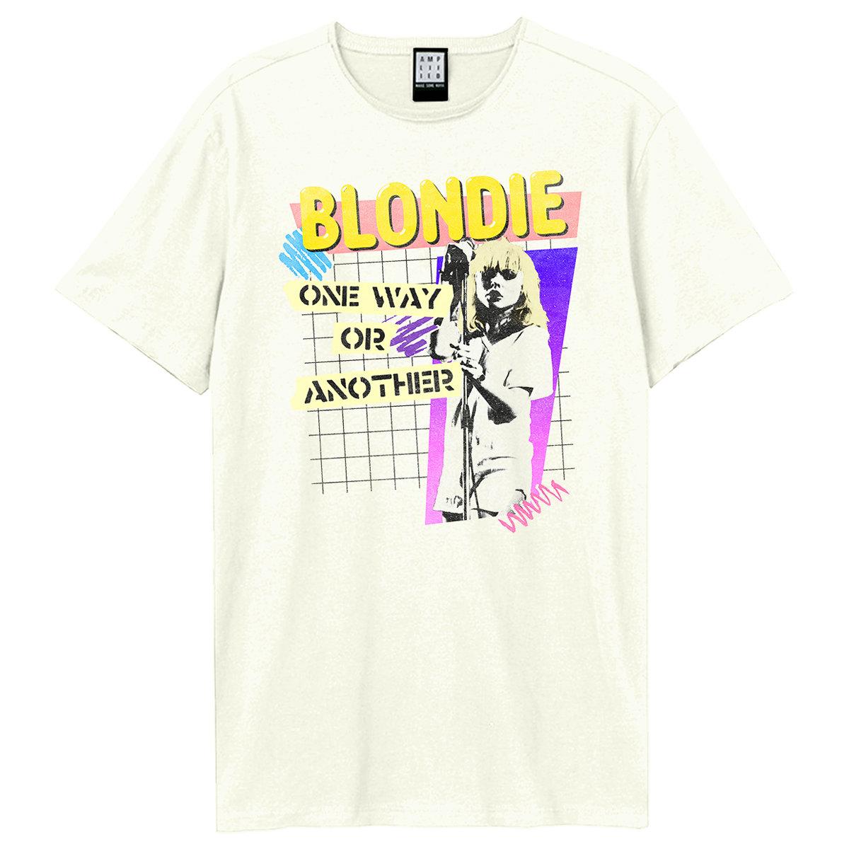 Vintage White - Front - Amplified Unisex Adult One Way Or Another Blondie T-Shirt