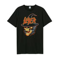 Black - Front - Amplified Unisex Adult Skull Slayer Cotton Halloween T-Shirt
