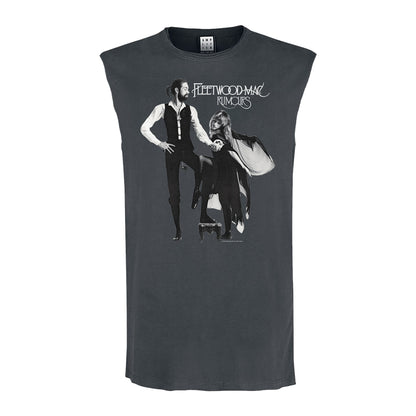Charcoal - Front - Amplified Mens Rumors Fleetwood Mac Tank Top
