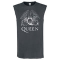 Charcoal - Front - Amplified Mens Royal Crest Queen Tank Top