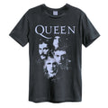 Charcoal - Front - Amplified Unisex Adult Autographs Queen T-Shirt