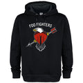 Black - Front - Amplified Unisex Adult Eagle Tattoo Foo Fighters Hoodie
