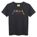 Charcoal - Front - Amplified Childrens-Kids Crayons Out Metallica T-Shirt