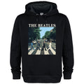Black - Front - Amplified Unisex Adult Abbey Road The Beatles Hoodie