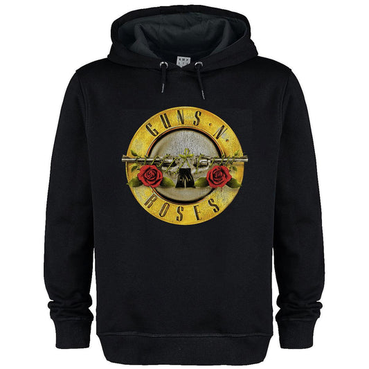 Black - Front - Amplified Unisex Adult Drum Guns N Roses Hoodie