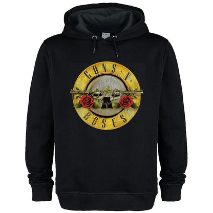 Black - Front - Amplified Unisex Adult Drum Guns N Roses Hoodie