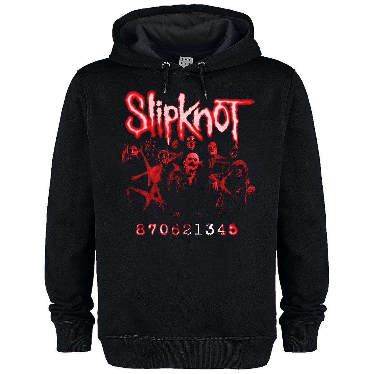 Black - Front - Amplified Unisex Adult Code Slipknot Hoodie