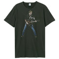 Charcoal - Front - Amplified Mens Stripped Back George Michael T-Shirt