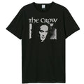 Black - Front - Amplified Mens Face The Crow Halloween T-Shirt