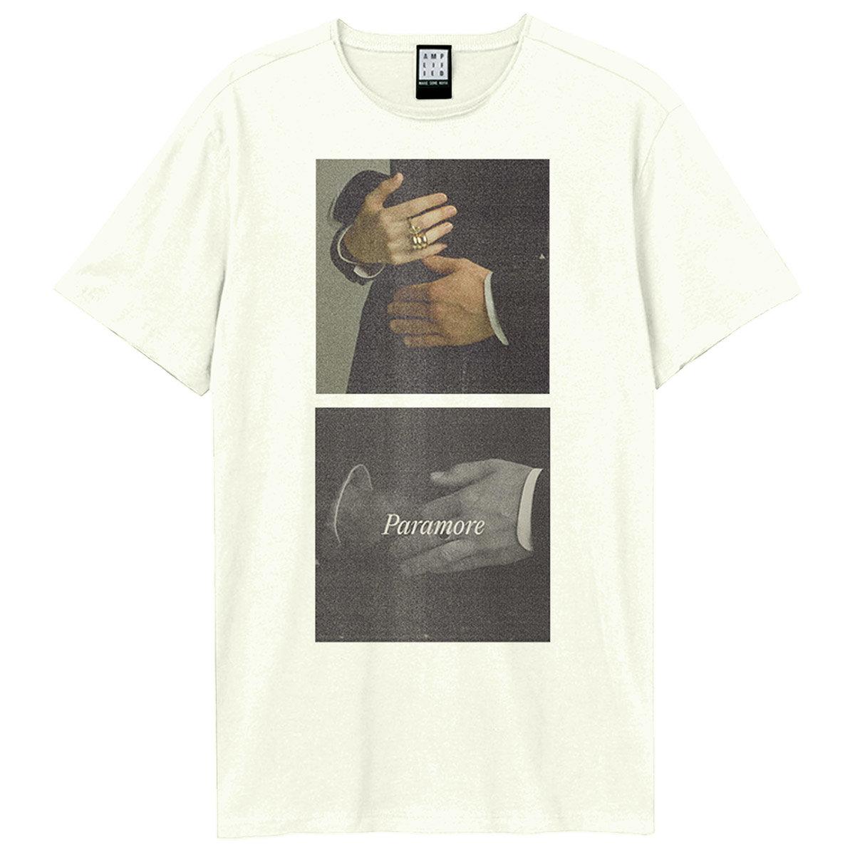 Vintage White - Front - Amplified Mens Embrace Paramore T-Shirt