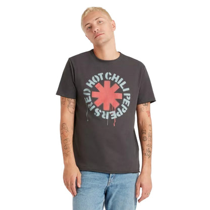 Charcoal - Side - Amplified Unisex Adult Red Hot Chili Peppers T-Shirt