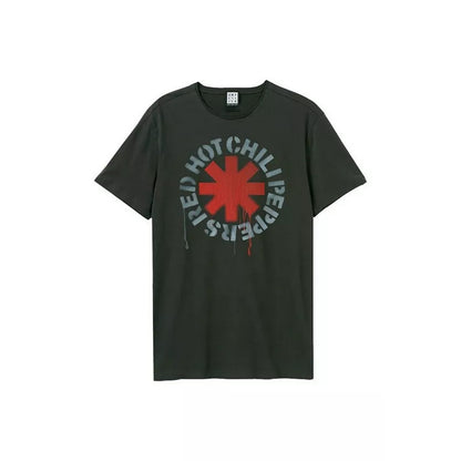 Charcoal - Front - Amplified Unisex Adult Red Hot Chili Peppers T-Shirt