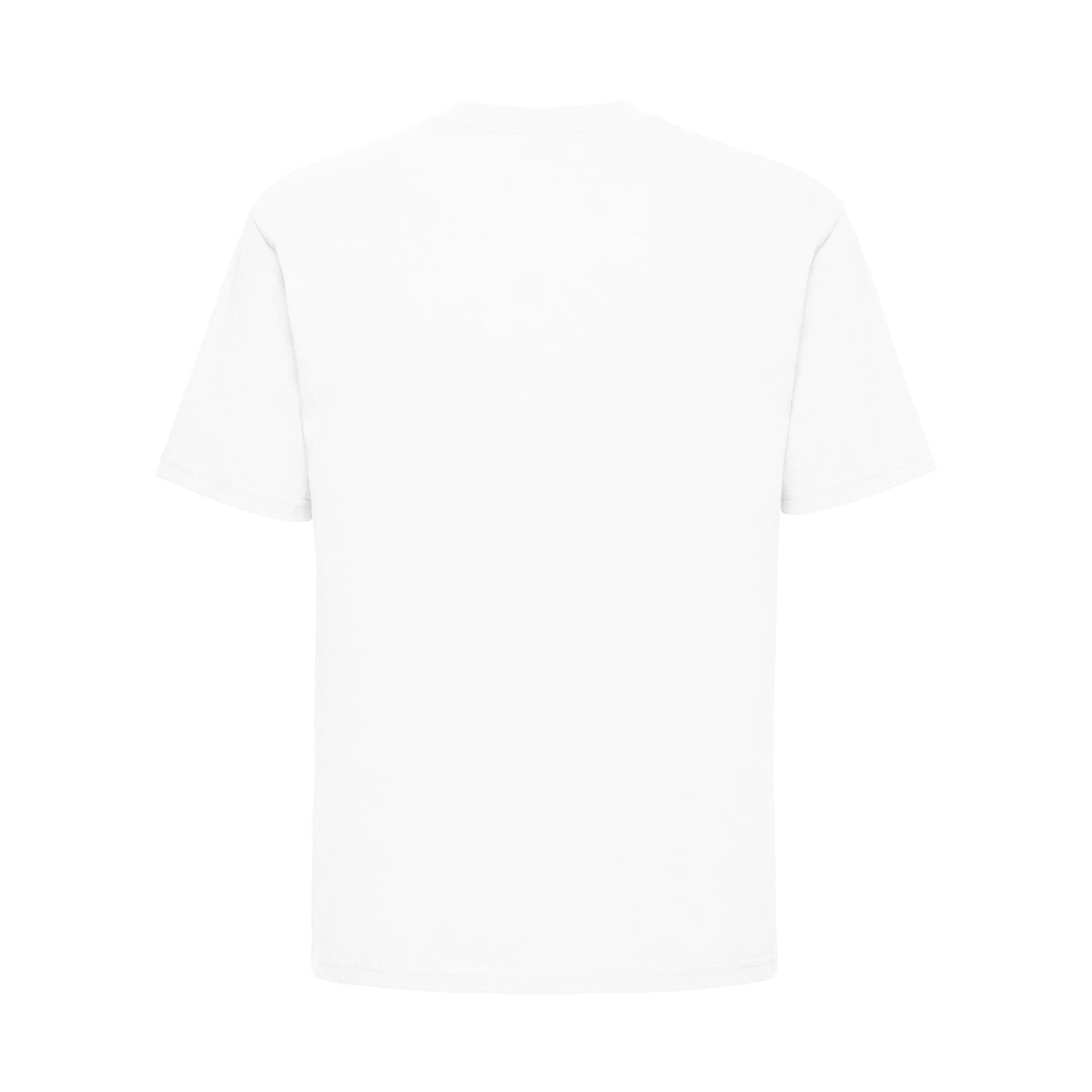 White - Back - Amplified Unisex Adult Black Star David Bowie T-Shirt