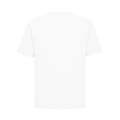 White - Back - Amplified Unisex Adult Black Star David Bowie T-Shirt