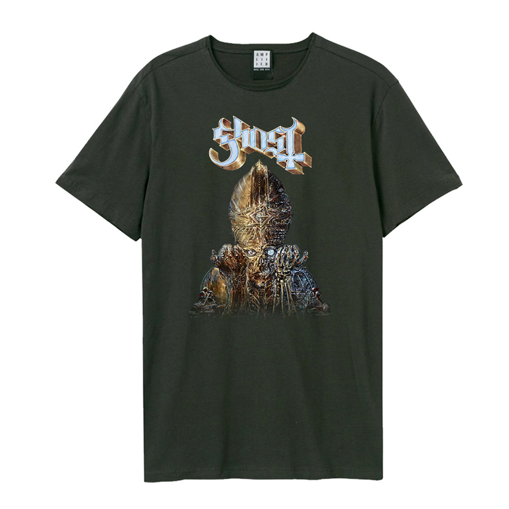 Charcoal - Front - Amplified Unisex Adult Hunter´s Moon Ghost T-Shirt