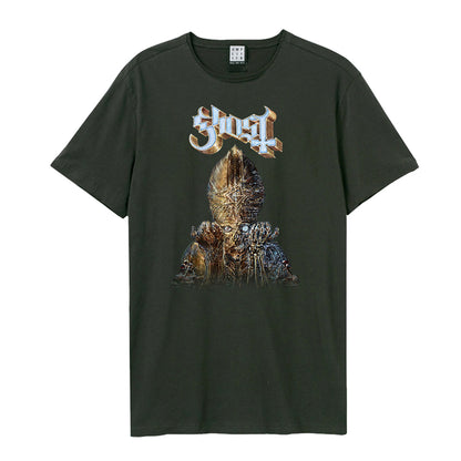 Charcoal - Front - Amplified Unisex Adult Hunter´s Moon Ghost T-Shirt