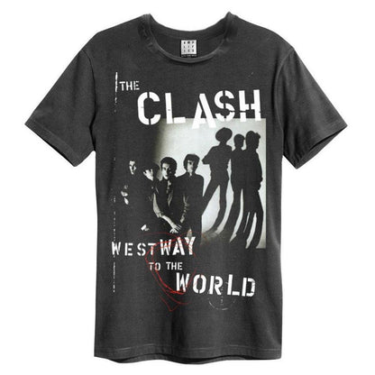 Charcoal - Front - Amplified Unisex Adult Westway To The World The Clash T-Shirt