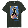 Charcoal - Front - Amplified Unisex Adult Serious Moonlight David Bowie T-Shirt